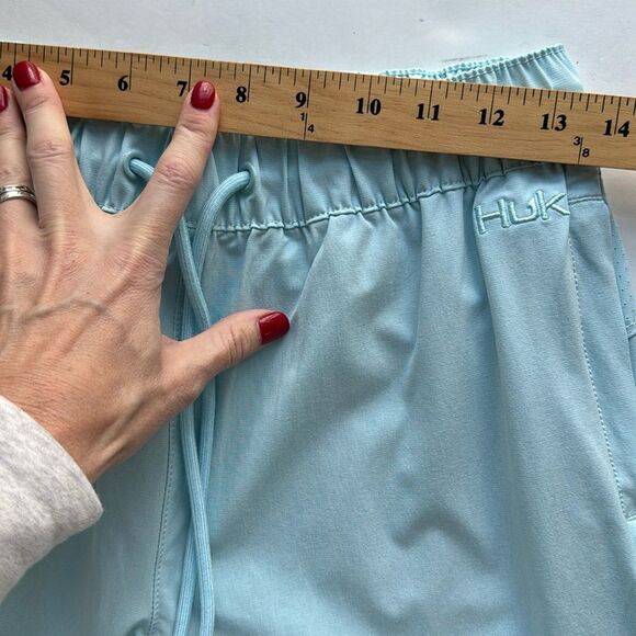 HUK Womens Blue Journey Roll Up Quick Dry Pants Size Small Fishing Boating Hike - Picture 12 of 15